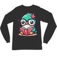 Adorable Book Lover Humming Bird With Reading Glasses Cute Unisex Long Sleeve T-Shirt Adorable Book Lover Humming Bird With Reading Glasses Cute Unisex Long Sleeve T-Shirt
