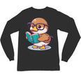 Adorable Book Lover Mallard Duck With Reading Glasses Cute Unisex Long Sleeve T-Shirt Adorable Book Lover Mallard Duck With Reading Glasses Cute Unisex Long Sleeve T-Shirt