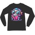 Adorable Book Lover Robot With Reading Glasses Cute Unisex Long Sleeve T-Shirt