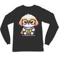 Adorable Book Lover Shih Tzu With Reading Glasses Cute Unisex Long Sleeve T-Shirt Adorable Book Lover Shih Tzu With Reading Glasses Cute Unisex Long Sleeve T-Shirt