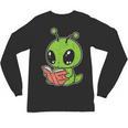 Alien Reading Book Believe In Yourself Kids Women Men Unisex Long Sleeve T-Shirt Alien Reading Book Believe In Yourself Kids Women Men Unisex Long Sleeve T-Shirt
