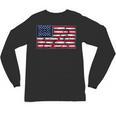 America US Flag Books Library Reading For Book Lover Reader Unisex Long Sleeve T-Shirt
