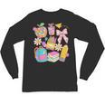 Apple Disco Pencil Books Bow Teacher Student Back To School Unisex Long Sleeve T-Shirt Apple Disco Pencil Books Bow Teacher Student Back To School Unisex Long Sleeve T-Shirt