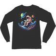 Astronaut Reading Book In Space Books Lover Bookworm Unisex Long Sleeve T-Shirt