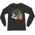 Audiobook Girlie Headphones Book Tea Love Unisex Long Sleeve T-Shirt