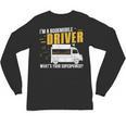 Awesome Bookmobile Driver What's Your Superpower Book Wagon Unisex Long Sleeve T-Shirt