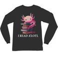 Axolotl Book Lover Librarian Reading Library Readers Unisex Long Sleeve T-Shirt Axolotl Book Lover Librarian Reading Library Readers Unisex Long Sleeve T-Shirt