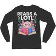 Axolotl Books Readsalotl Reading Bookworm Boys Girls Unisex Long Sleeve T-Shirt Axolotl Books Readsalotl Reading Bookworm Boys Girls Unisex Long Sleeve T-Shirt