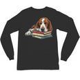 Basset Hound Books Dog Breed Graphic Unisex Long Sleeve T-Shirt Basset Hound Books Dog Breed Graphic Unisex Long Sleeve T-Shirt