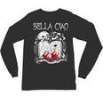 Bella Ciao Goodbye Beautiful Skull Book Of Dark Magic Occult Unisex Long Sleeve T-Shirt Bella Ciao Goodbye Beautiful Skull Book Of Dark Magic Occult Unisex Long Sleeve T-Shirt