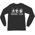 Boo Ghost Books Book Club Halloween Women School Teacher Unisex Long Sleeve T-Shirt Boo Ghost Books Book Club Halloween Women School Teacher Unisex Long Sleeve T-Shirt