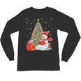 Book Christmas Tree Bookworm Gingerbread Man Snowman Reading Unisex Long Sleeve T-Shirt Book Christmas Tree Bookworm Gingerbread Man Snowman Reading Unisex Long Sleeve T-Shirt