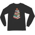 Book Christmas Tree Book Lover Teacher Librarian Men Women Unisex Long Sleeve T-Shirt