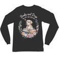 Book And Dog Lover Reading Humor Librarian Unisex Long Sleeve T-Shirt
