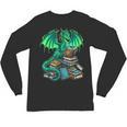Book Dragon Reading Fantasy Unisex Long Sleeve T-Shirt