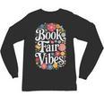 Book Fair Vibes Groovy 70s Retro School Librarian Unisex Long Sleeve T-Shirt