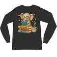 Book Lover Elephant Reading Books Library Read Books Be Kind Unisex Long Sleeve T-Shirt