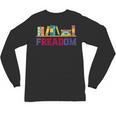 Book Lover Freedom Librarian Vintage Retro Reading Present Unisex Long Sleeve T-Shirt Book Lover Freedom Librarian Vintage Retro Reading Present Unisex Long Sleeve T-Shirt