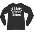 Book Lover Reading Bookish Floral I Read Past My Bedtime Unisex Long Sleeve T-Shirt Book Lover Reading Bookish Floral I Read Past My Bedtime Unisex Long Sleeve T-Shirt