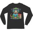 Book Lover Reading Iguana Unisex Long Sleeve T-Shirt