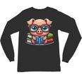 Book Lover Reading Pig Unisex Long Sleeve T-Shirt Book Lover Reading Pig Unisex Long Sleeve T-Shirt