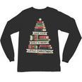 Book Merry Little Christmas Tree Holiday Unisex Long Sleeve T-Shirt