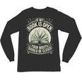If My Book Is Open Your Mouth Should Be Closed Unisex Long Sleeve T-Shirt