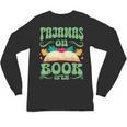 Book And Pajama Pajamas On Book Open Unisex Long Sleeve T-Shirt Book And Pajama Pajamas On Book Open Unisex Long Sleeve T-Shirt