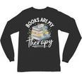 Book Are My Therapy Aesthetic Bookish Reading Unisex Long Sleeve T-Shirt