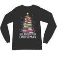 All Booked For Christmas Book Christmas Tree Lights Unisex Long Sleeve T-Shirt