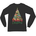 All Booked For Christmas Reading Books Librarian Holiday Unisex Long Sleeve T-Shirt All Booked For Christmas Reading Books Librarian Holiday Unisex Long Sleeve T-Shirt