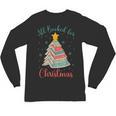 All Booked For Christmas Tree Book Bookish Christmas Unisex Long Sleeve T-Shirt