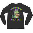 All Booked For Mardi Gras Crocodile Reading Book Teacher Unisex Long Sleeve T-Shirt