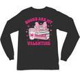 All Booked For Valentines Book Reading Coquette Bow Unisex Long Sleeve T-Shirt