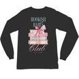 Bookish Babes Club Cute Pink Book Stack With Bow Unisex Long Sleeve T-Shirt Bookish Babes Club Cute Pink Book Stack With Bow Unisex Long Sleeve T-Shirt