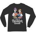 Bookish Goose Cute Geese With Hats Reading Books Unisex Long Sleeve T-Shirt Bookish Goose Cute Geese With Hats Reading Books Unisex Long Sleeve T-Shirt