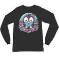 Bookish Penguin Heart A Readers Love Penguins Unisex Long Sleeve T-Shirt