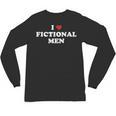Bookish Quote Reading Lover I Love Fictional Men Unisex Long Sleeve T-Shirt Bookish Quote Reading Lover I Love Fictional Men Unisex Long Sleeve T-Shirt