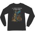 Bookish Quote In a World Of Bookworms Be a Book Dragon Unisex Long Sleeve T-Shirt