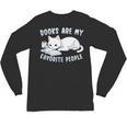 Books Are My Favorite People Cat With Coffee Mug Book Lovers Unisex Long Sleeve T-Shirt