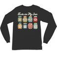 Books Are My Jam Shirt Book Lover Reader Reading Teacher Unisex Long Sleeve T-Shirt