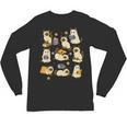 Books Lover Bookish Ghost Himalayan Cat Reading Halloween Unisex Long Sleeve T-Shirt
