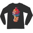 Books Reading Ice Cream Unisex Long Sleeve T-Shirt Books Reading Ice Cream Unisex Long Sleeve T-Shirt