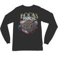 Books Rock Rock'n Roll Science Of Reading Teachers Guitar Unisex Long Sleeve T-Shirt