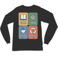 Books Yarn Coffee Repeat Crocheting Unisex Long Sleeve T-Shirt Books Yarn Coffee Repeat Crocheting Unisex Long Sleeve T-Shirt