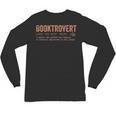 Booktrovert Definition Unisex Long Sleeve T-Shirt