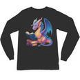 Bookworm Book Lover Women Girls Dragon Reading Unisex Long Sleeve T-Shirt Bookworm Book Lover Women Girls Dragon Reading Unisex Long Sleeve T-Shirt