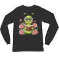 Bookworm Costume Kawaii Reading Worm For World Book Day Unisex Long Sleeve T-Shirt