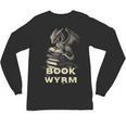 Bookwyrm Dragon Fantasy Bookish Fairytale Book Lover Unisex Long Sleeve T-Shirt