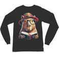 Capybara Bookworm Rodent Reading a Book Unisex Long Sleeve T-Shirt